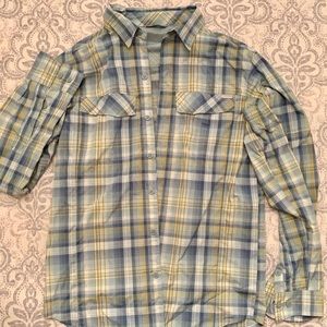 Columbia Silver Ridge, Medium Stone Blue Plaid